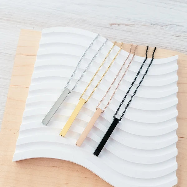 CUSTOM VERTICAL BAR PENDANT