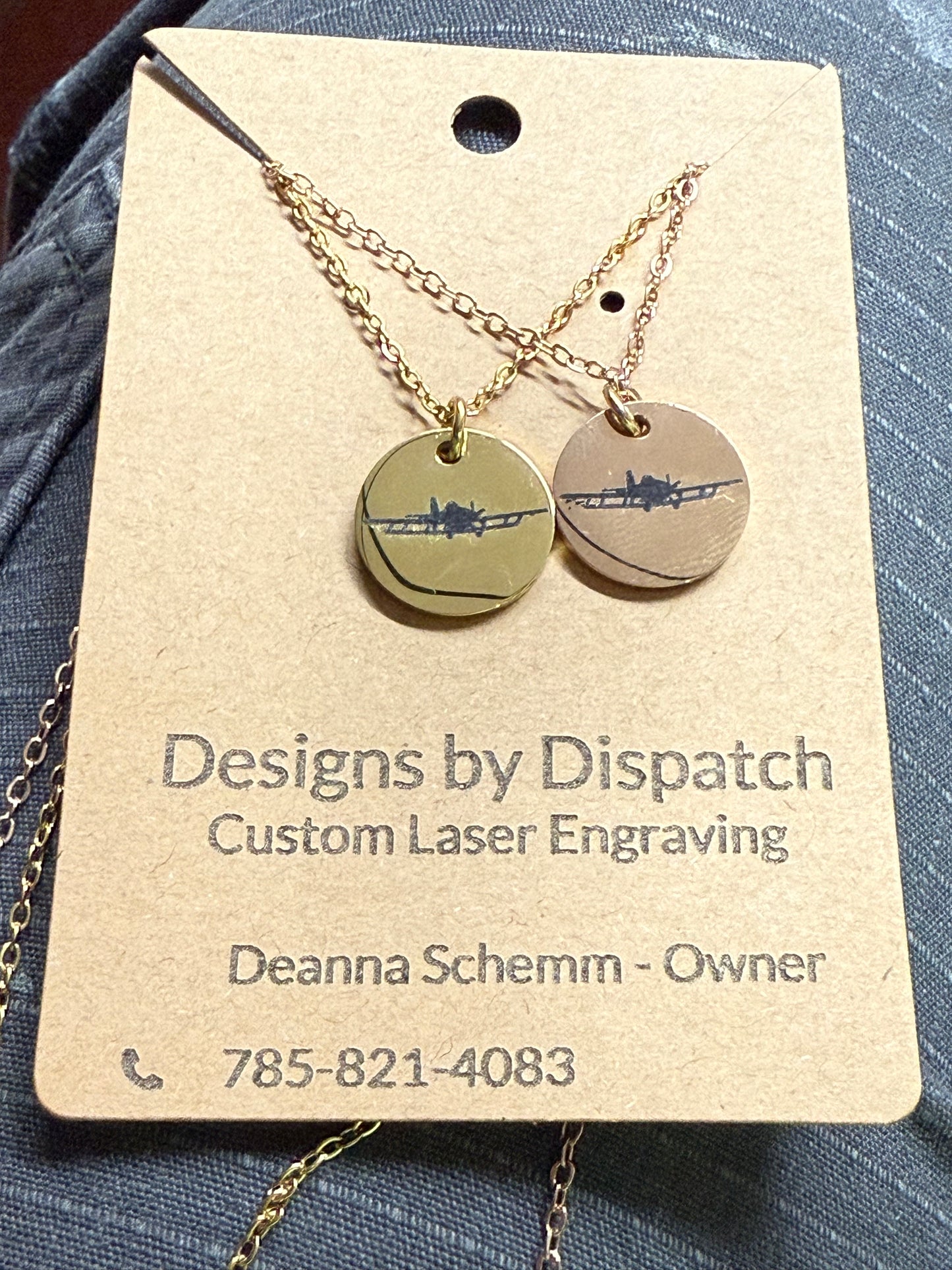 CUSTOM DISC PENDANT