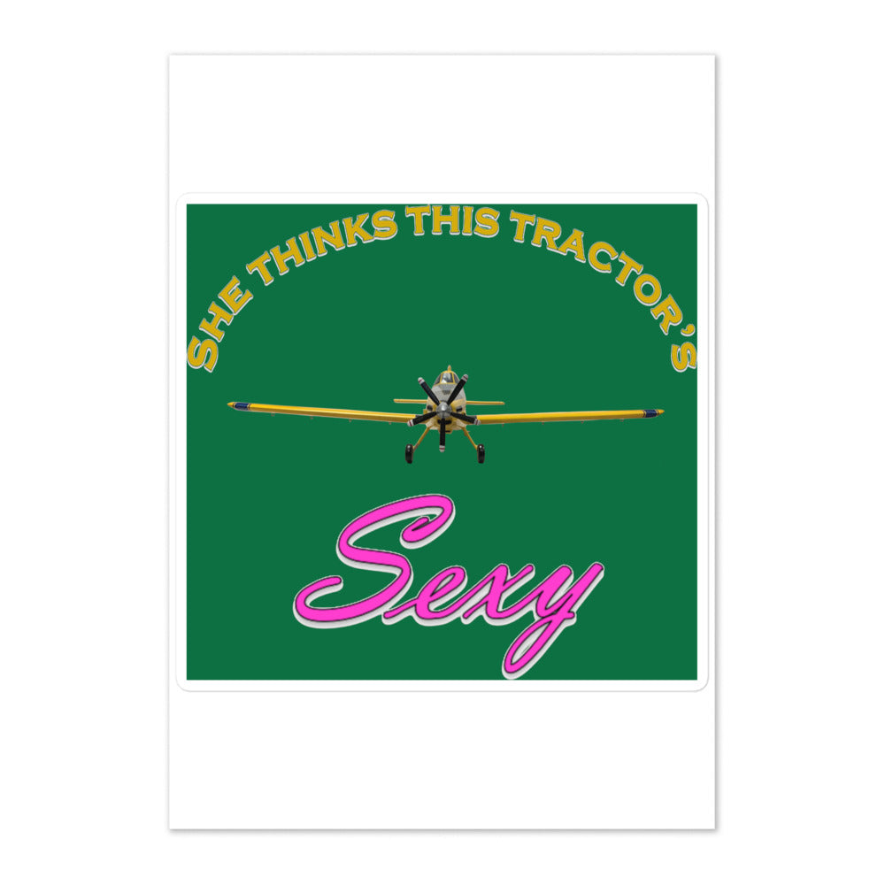 SEXY AIR TRACTOR STICKER XL