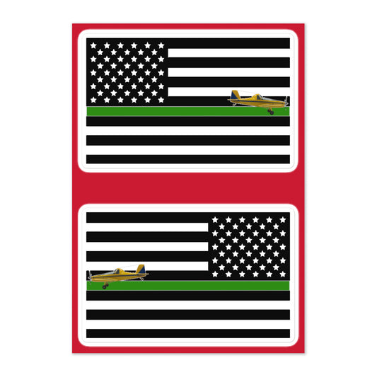 FLY FOR AMERICA 2 STICKERS