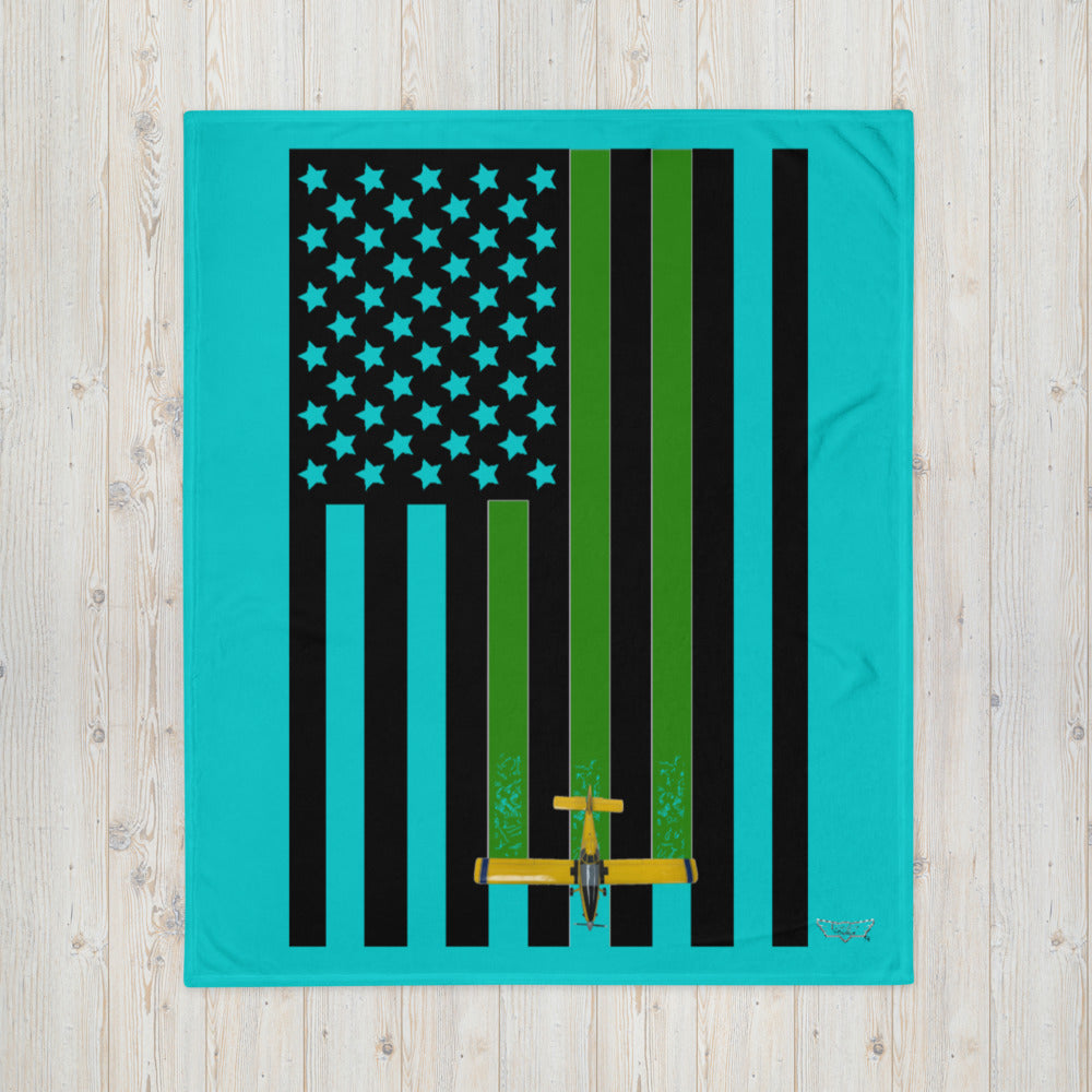 FLY FOR AMERICA BLANKET