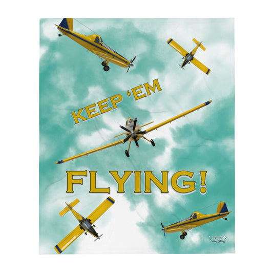 KEEP EM FLYING BLANKET