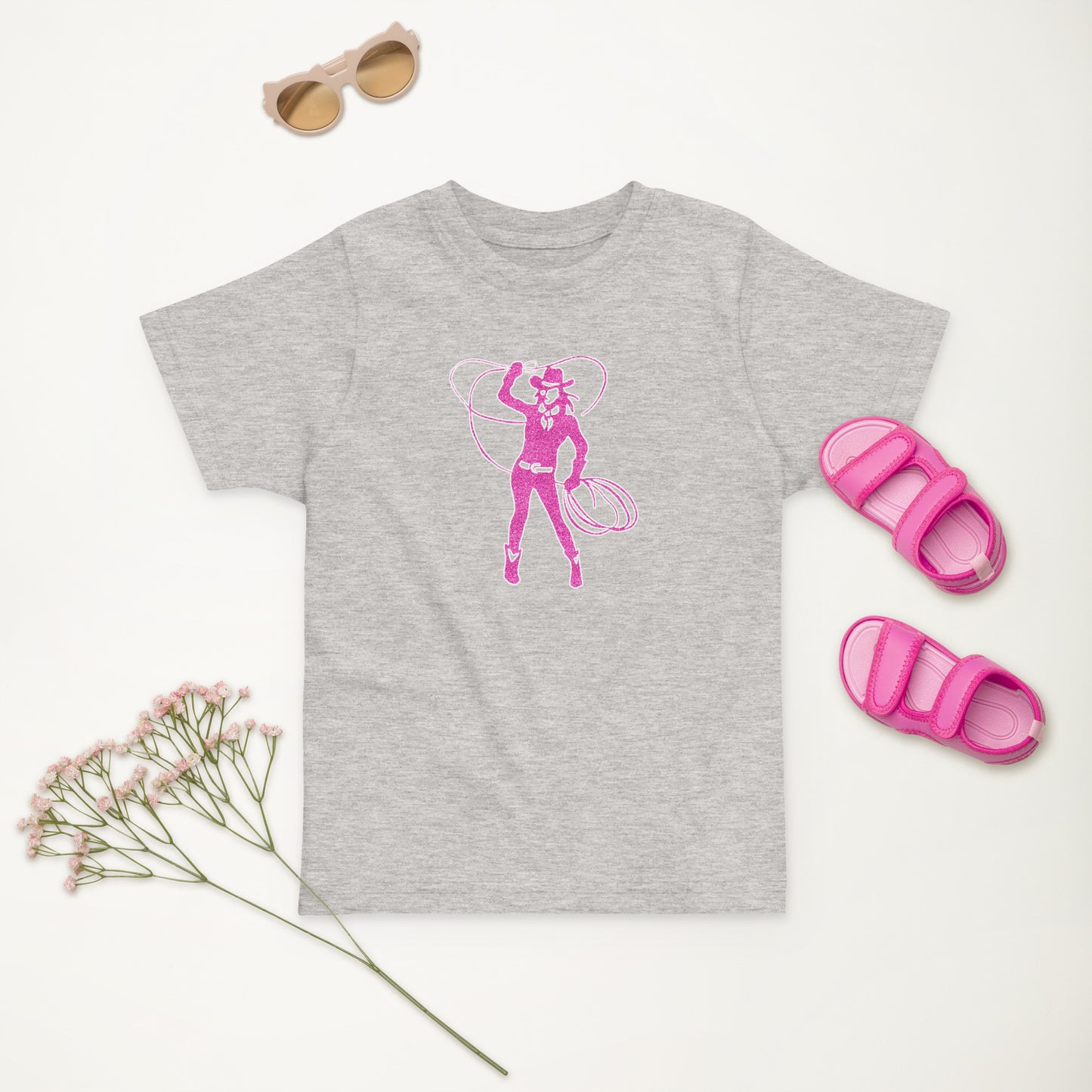 PINK COWGRIL Toddler t-shirt