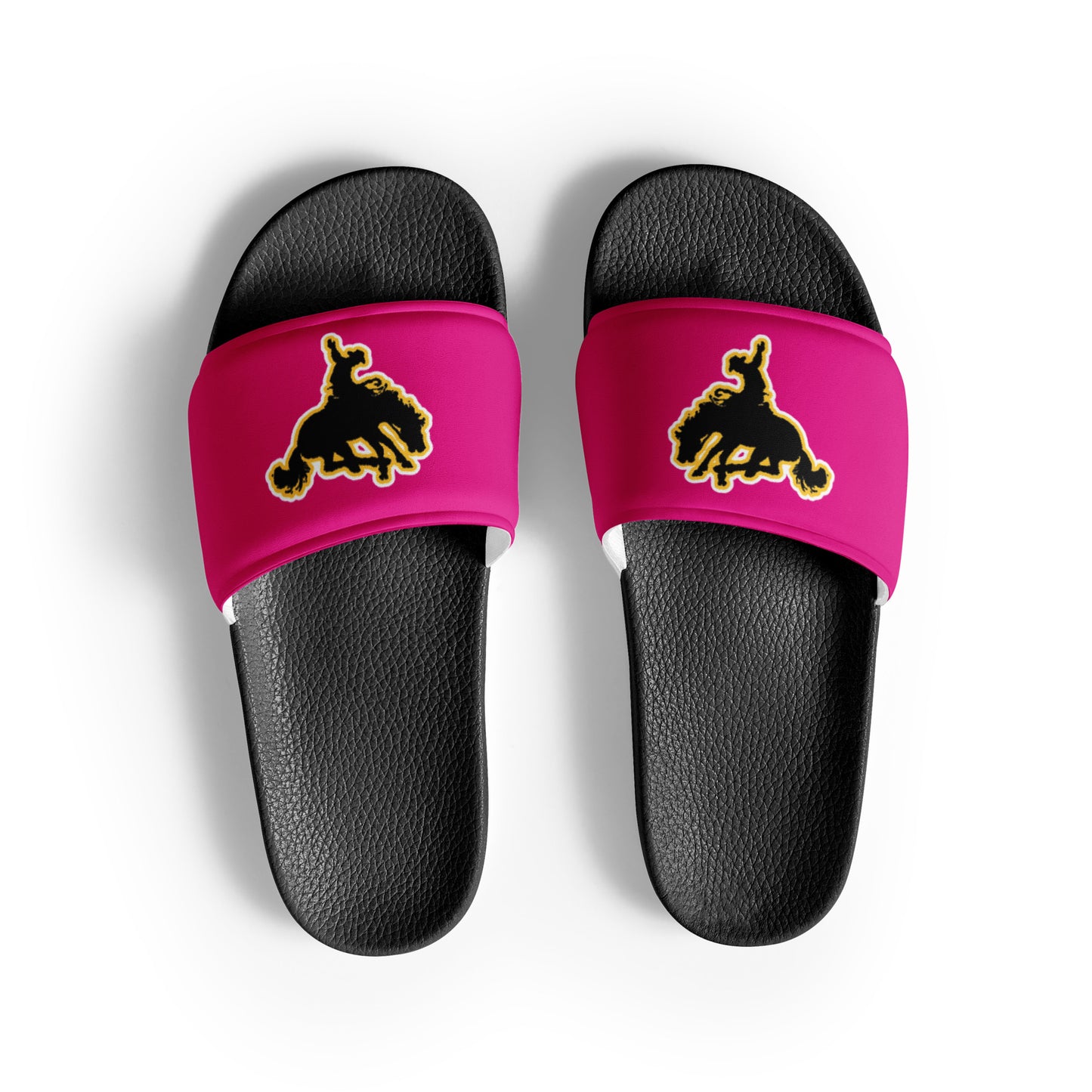 PINK COWGIRL WOMENS SLIDES