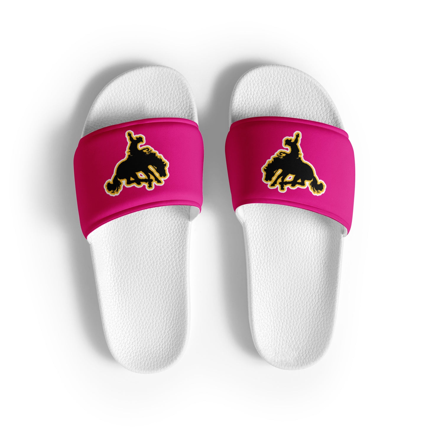 PINK COWGIRL WOMENS SLIDES