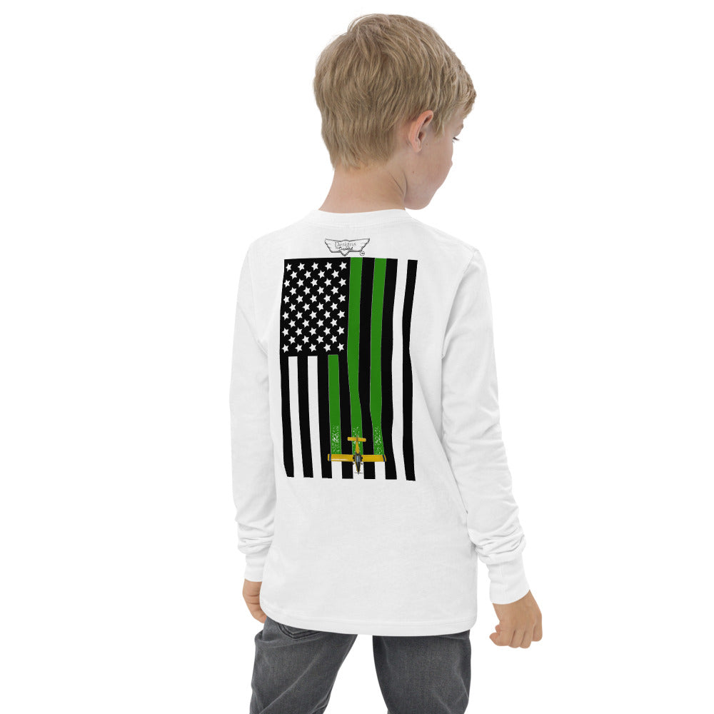 FLY FOR AMERICA YOUTH LONG SLEEVE SHIRT