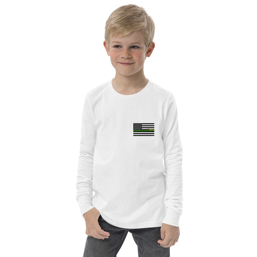 FLY FOR AMERICA YOUTH LONG SLEEVE SHIRT